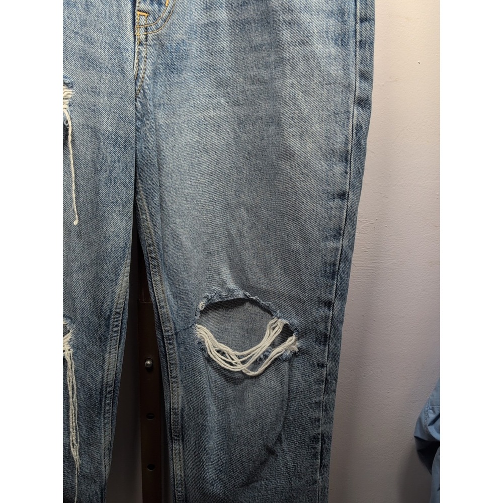 We The Free Womens Jeans Blue‎ Distressed Light Wash  Size 27 - Picture 5 of 9